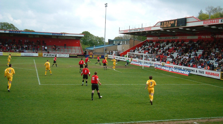 1st goal v histon