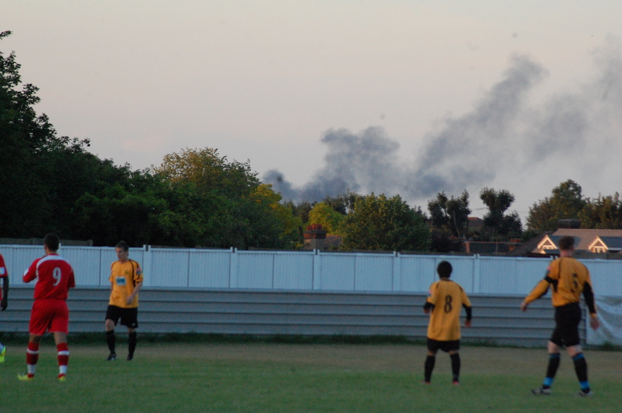 Another fire starts in north London during St Albans Citys match at Cheshunt