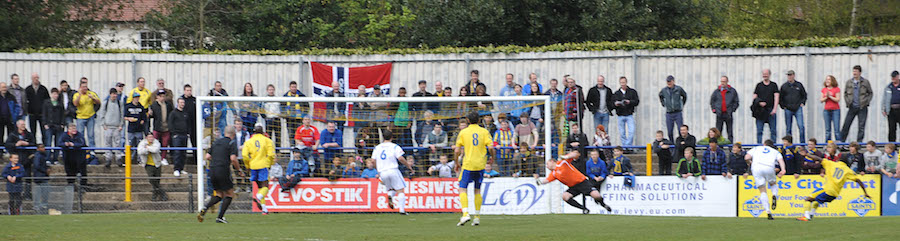 Chris Henry scores at home to Chippenham