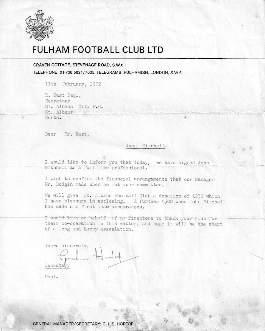 Fulham sign John Mitchell copy