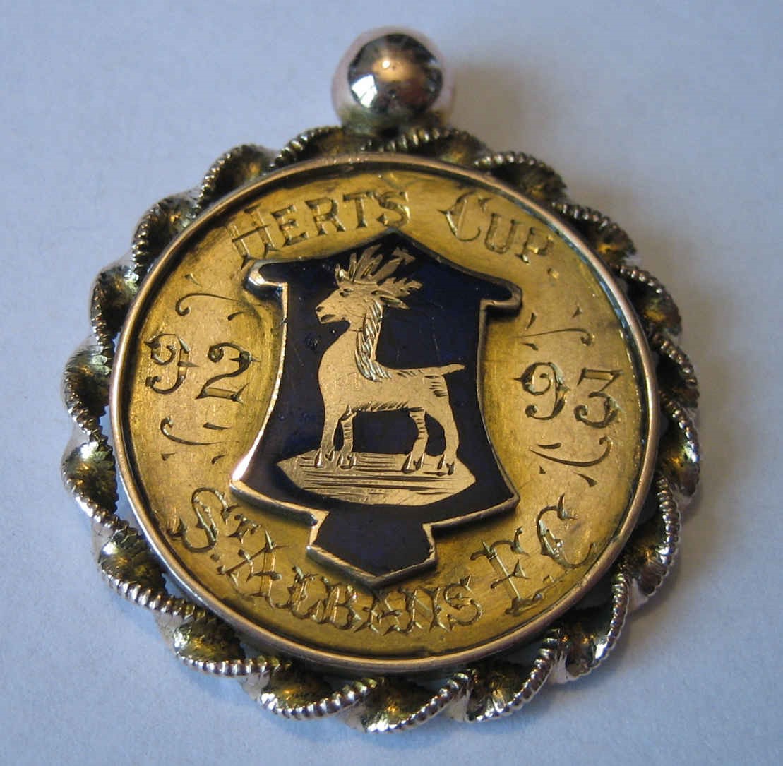 Herts Senior Cup Medal 1892 93