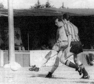 Steve Storey opens the scoring at Thetford